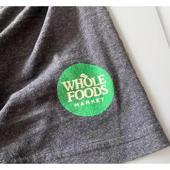 Whole Foods Market T-Shirt District Perfect Tri Tee Gray Size L Large - Picture 1 of 7
